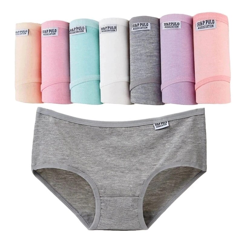 Multi Pack Underwear - 7개/세트 여성용 팬티 플러스 사이즈 속옷