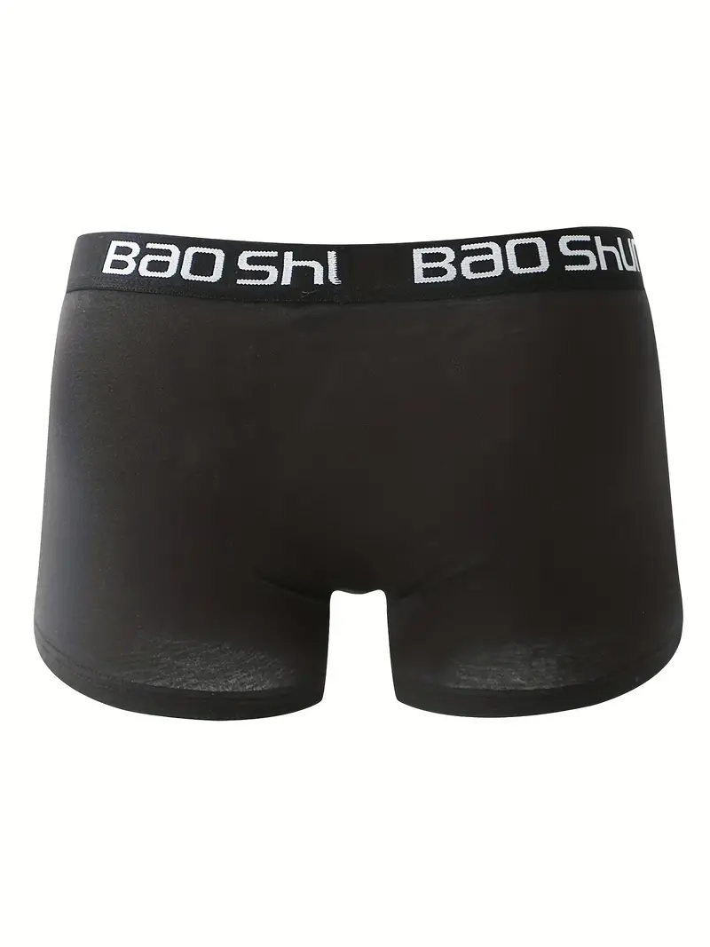 4pcs 남자 속옷 코튼 남자 복서 반바지 중간 허리  - Multi Pack Underwear 리뷰 및 가격
